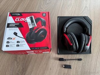 Herní sluchátka - HyperX Cloud III Wireless - Red