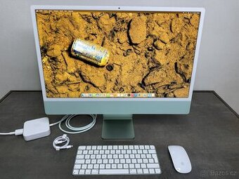 iMac 24'' 2021 / M1 / 8GB / 256GB SSD / Green / Kompletní