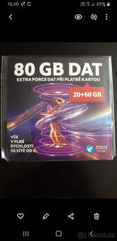 Datová SIM - 80GB - nová, platnost do 31.12.2025 - 1