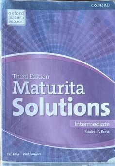 Maturita Solutions 3rd Edition Intermediate Student's Book