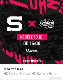 HC Sparta Praha x HC Kometa Brno VIP