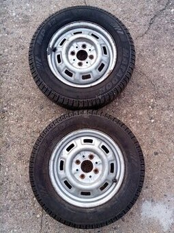 Kola na auto vlek R 13, 4x98, vč. pneu 165/70 R 13