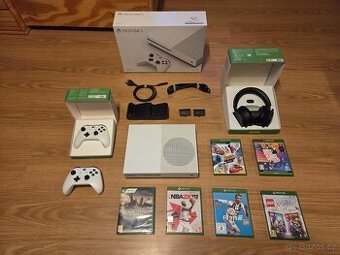 Xbox One 1TB + Hry a Org.sluchátka