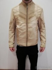Pánská kožená bunda z jehněčí kůže.