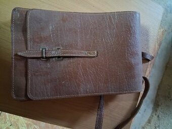 Kožená brašna velitele družtva