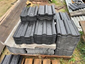 Taška střešní Betonpres Natura Exclusiv břidlicově černá NOV