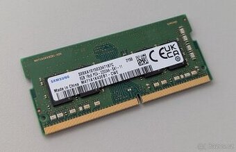 PRODÁNO - Paměť RAM do notebooku SODIMM 8GB DDR4 3200mhz