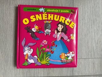 Kniha pohádka O Sněhurce + puzzle