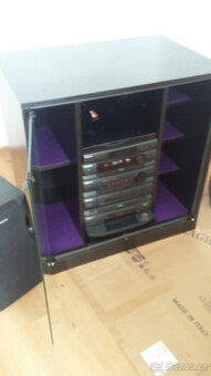 prodám skříńku na hifi věž  repro AIWA   DVD LG