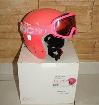 Lyžařská helma Pocito vč. brýlí - vel. XS - S
