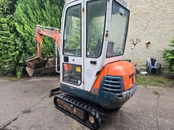 Minibagr Kubota Kx 36-2 najeto 4300mth 3x lžíce Rychloupínak