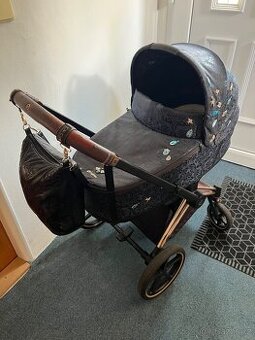 Kočárek Cybex Priam Lux hluboká korba + sporťák+doplňky