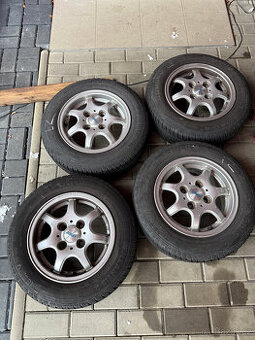 SADA ALU KOL ALUTEC 4x100 A LETNÍCH PNEUMATIK BARUM 5 mm