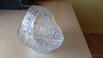 Křišťálové misy misky podnosy