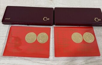 Super cena zlato/ zlaté luxusní sady dukátů