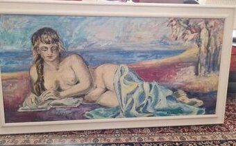 Obraz DÍVKA NA POBŘEŽÍ