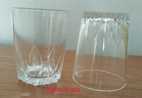 Sady skleniček a skleničky od hořčice