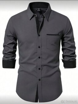 Nová pánská košile s dlouhým rukávem