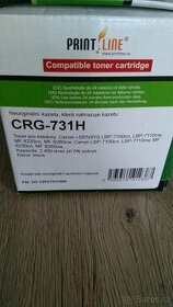Černý toner CRG-731HBK pro tiskárny Canon