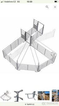 Naháněcí a manipulační souprava pro skot