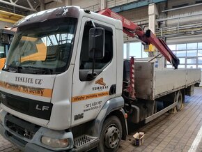 DAF valník s hydraulickou rukou - zadřený motor