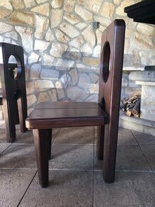 dubové židle