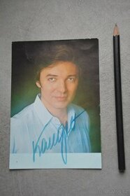 Podepsaná kartička Karla Gotta (Polydor) - sběr.záležitost