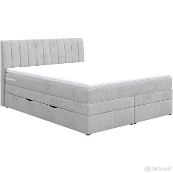 Nova Boxspringbett Shark 160x200 cm + Topper