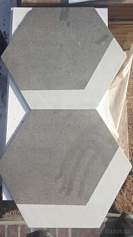 Dlažba / obklad:33x38cm -HEXAGON - mix barev - mat