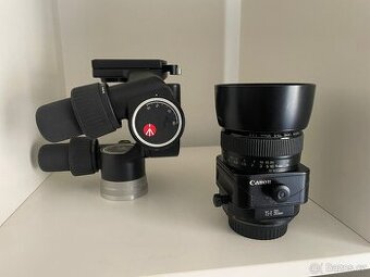 Canon TS-E 90mm f/2.8 + Manfrotto 405 hlava