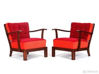 [ 4271 Zrenovovaná originální křesla THONET, 2 ks