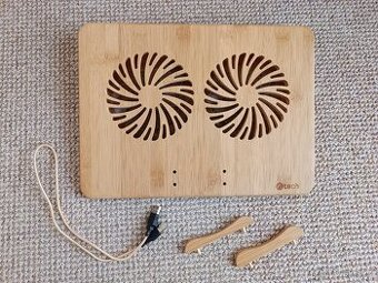 Bambusová chladící podložka na notebook 15,6" (C-tech)