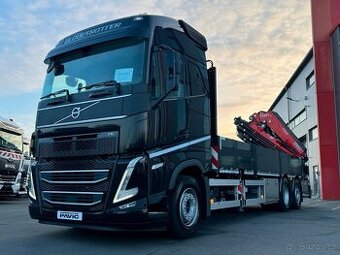Volvo FH 500 6x2 kontejnerov nástavba a jeřábu FASSI F 545