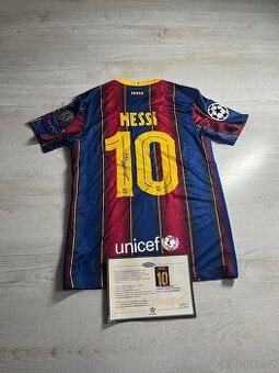 Lionel Messi FC Barcelona Podepsaný dres