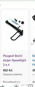 BOČNÍ STOJAN PEUGEOT SPEEDFIGHT 3 A 4