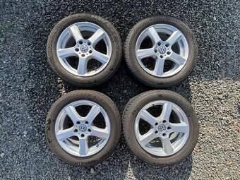 Alu kola na VW EOS 5x112 R16, zimní pneu 205/55/16
