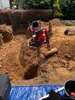 Výkopové práce minibagrem