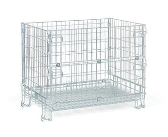 Gitter box, drátěný volně stojící pozinkovaný kontejner