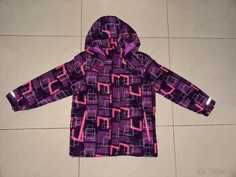 Fialová dívčí zimní bunda vel.164/170