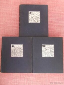 Kronika československá 1,2,3 - komplet.