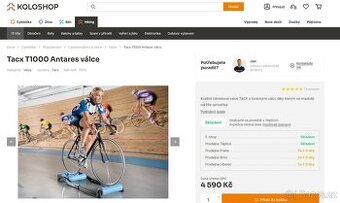 Cyklistické válce Tacx T1000 Antares