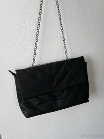 Dámské psanicko černá vecerni kabelka menší koženka