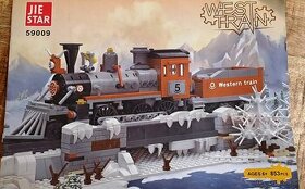 Stavebnice Winter Western Train NEW