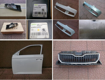 Škoda Fabia III orig dveře blatník nárazník maska mlhovka