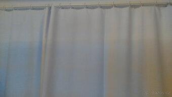 Bílé závěsy, 187 x 166 cm, 2 ks