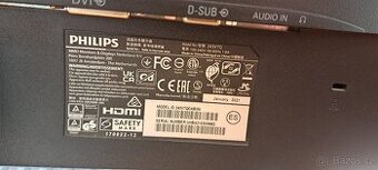 Monitor Philips a bezdrátová klávesnice s myší