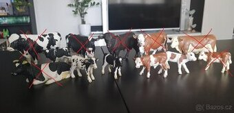Schleich Farma kráva býk tele