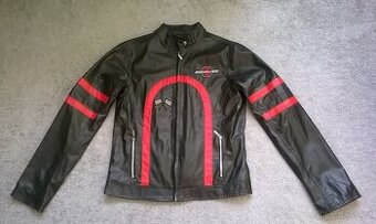 DÁMSKÁ BUNDA KOŽENKOVÁ ČERNÁ VELIKOST M