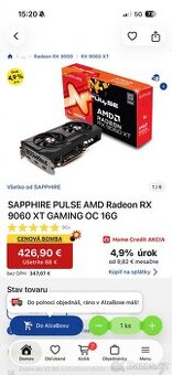 SAPPHIRE PULSE AMD Radeon RX 9060 XT GAMING OC 16G
