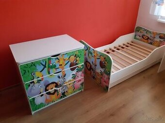 Prodám dětskou postel s komorou
